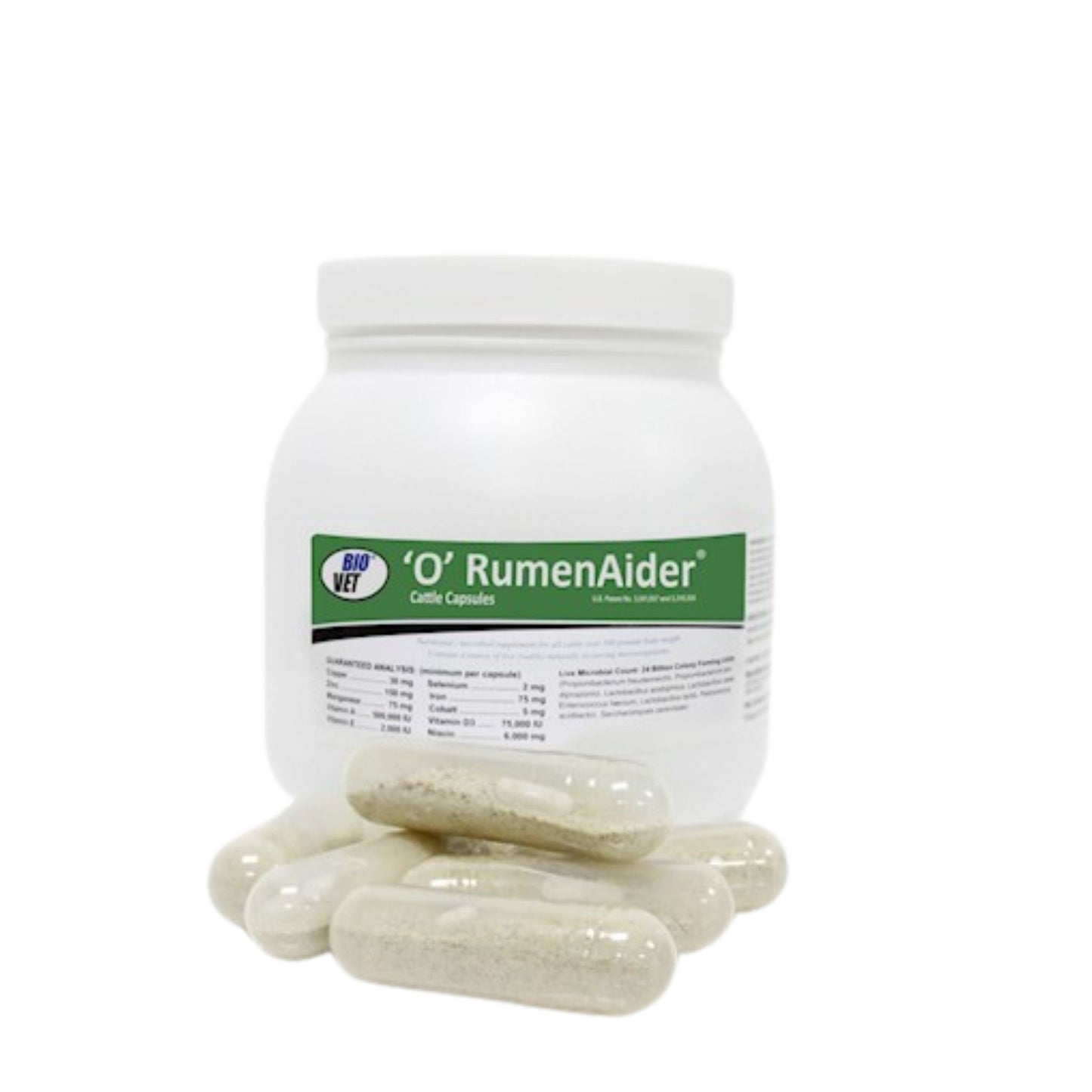 ‘O’ RumenAider® Cattle Capsules