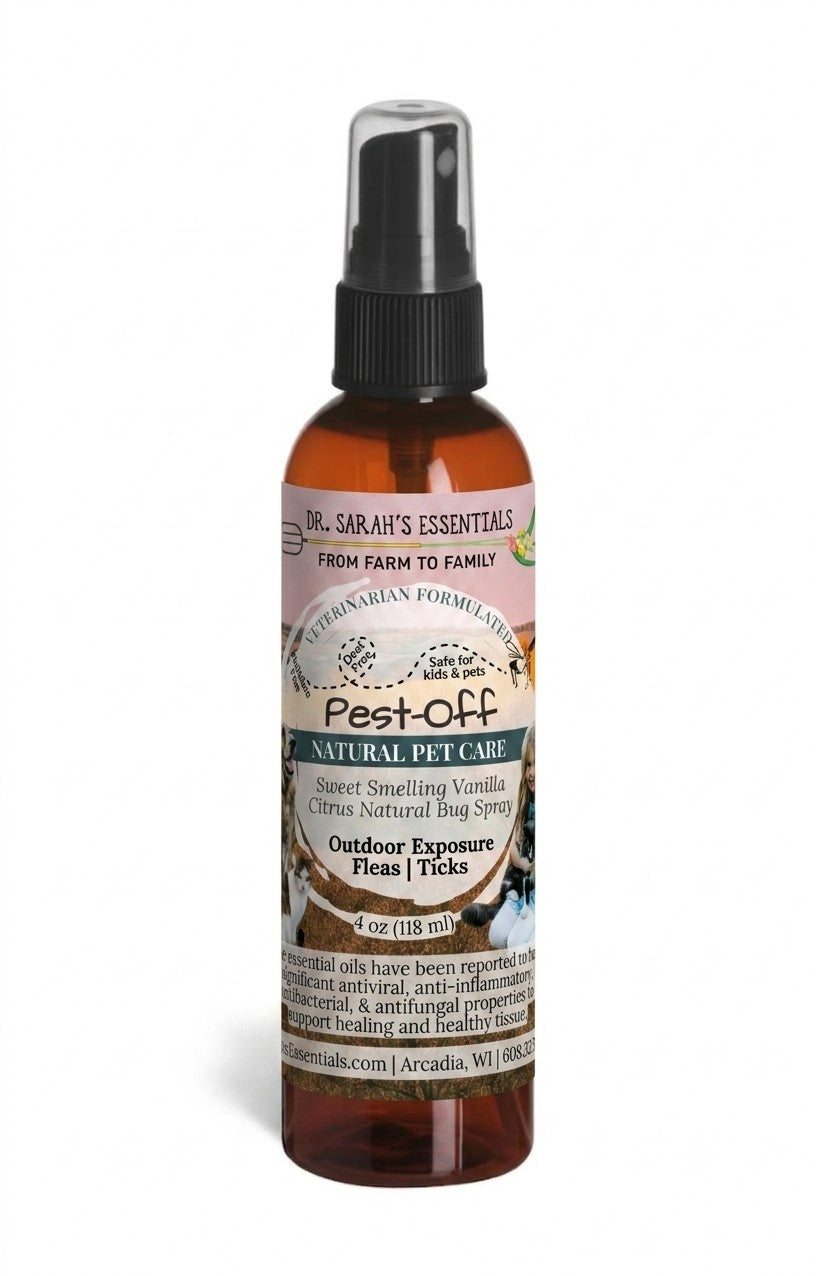 Pest-Off | Natural DEET-Free Bug Spray for Pets