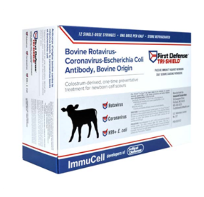 First Defense Tri-Shield One-Time Preventative Treatment for Newborn Calf Scours, 30gm
