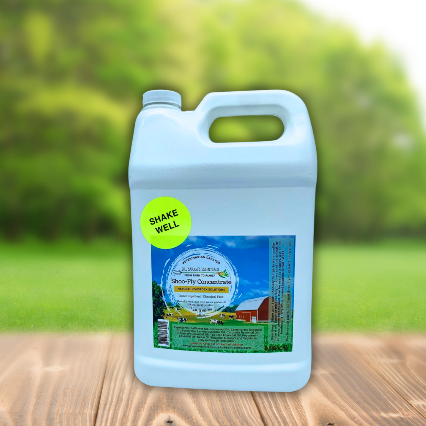 Dr. Sarah's Essentials | Natural Shoo-Fly Insect Concentrate