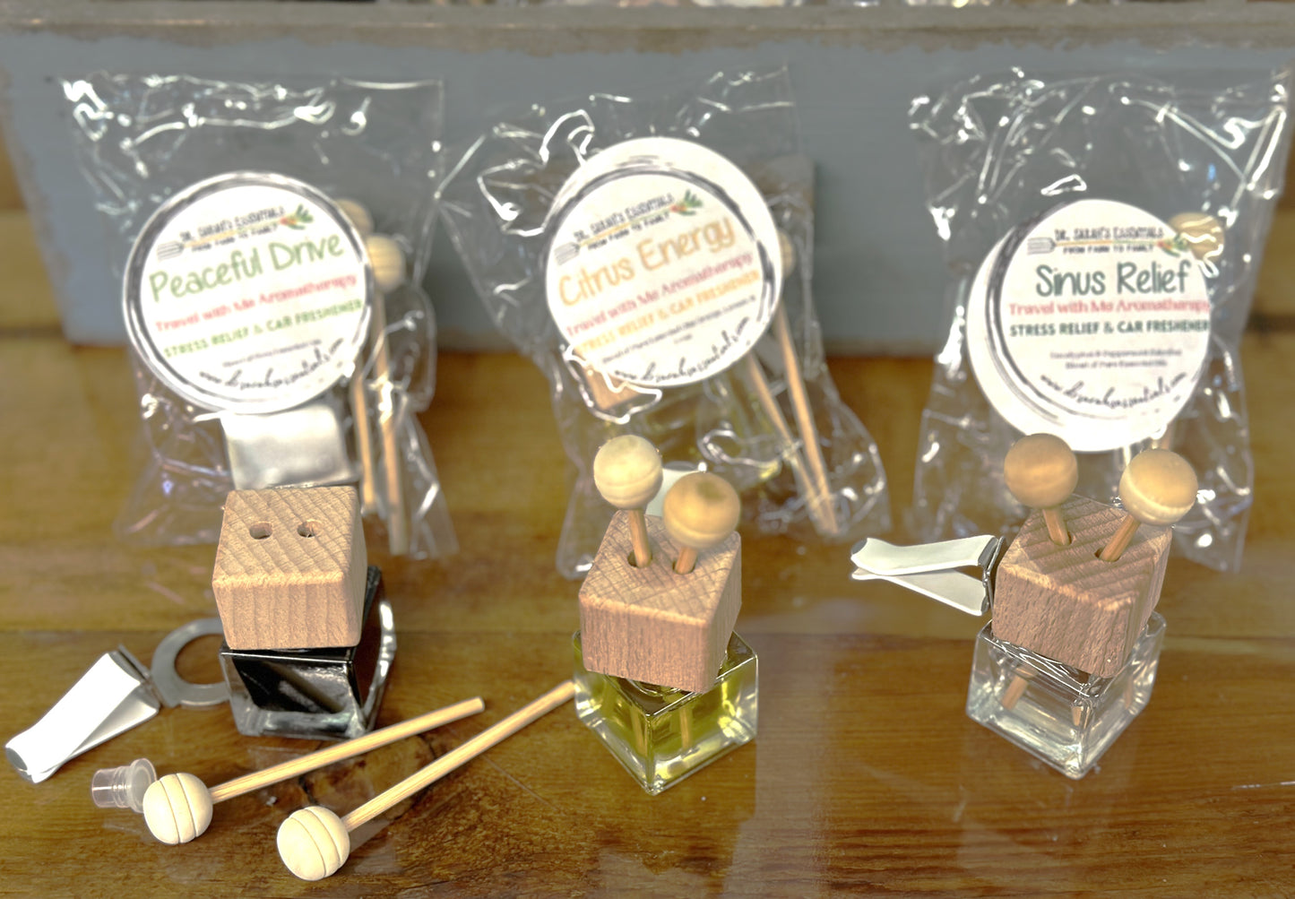 Dr. Sarah's Essentials | Natural Car Aromatherapy Diffuser