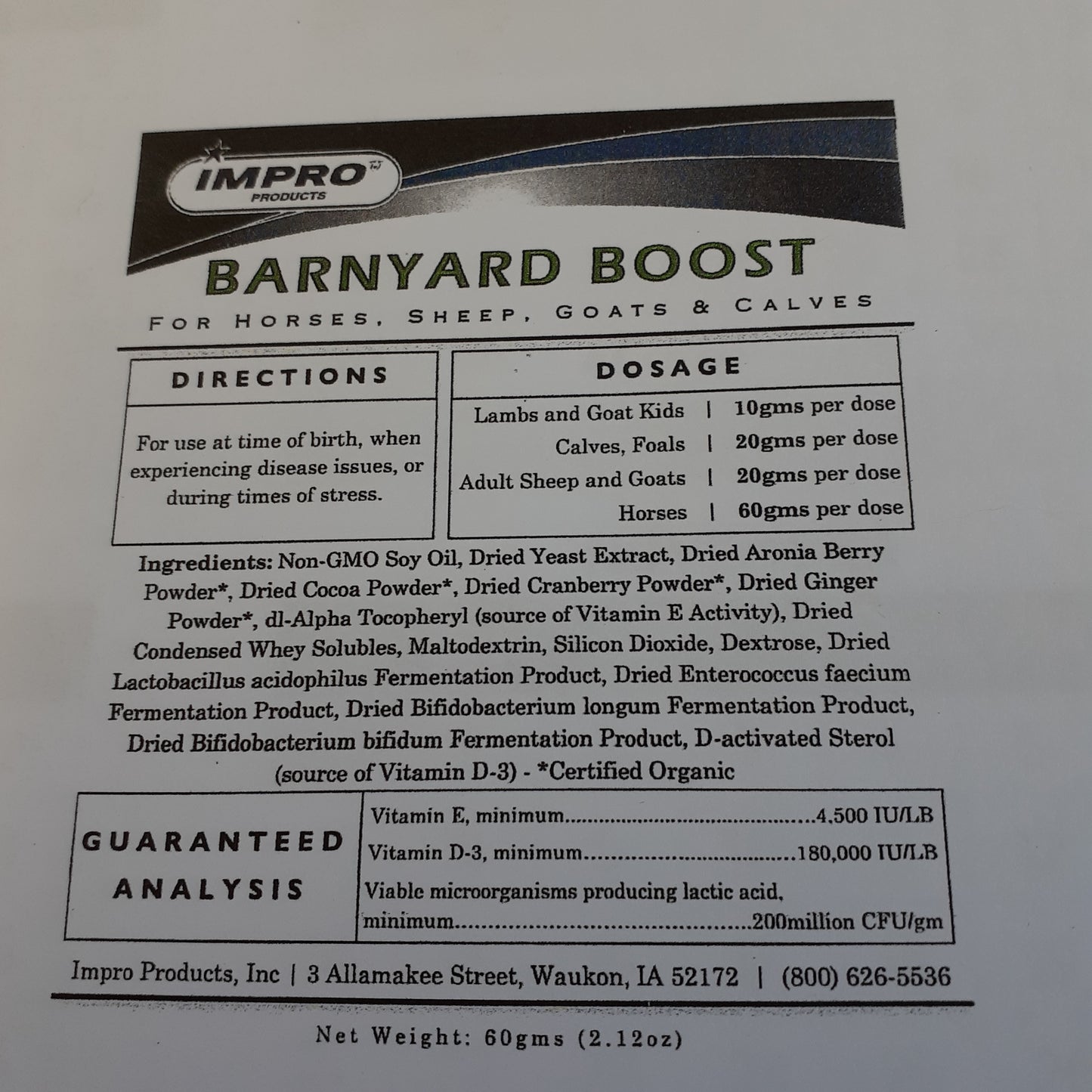 Barnyard Boost Paste | Calf Immune & Digestive Support