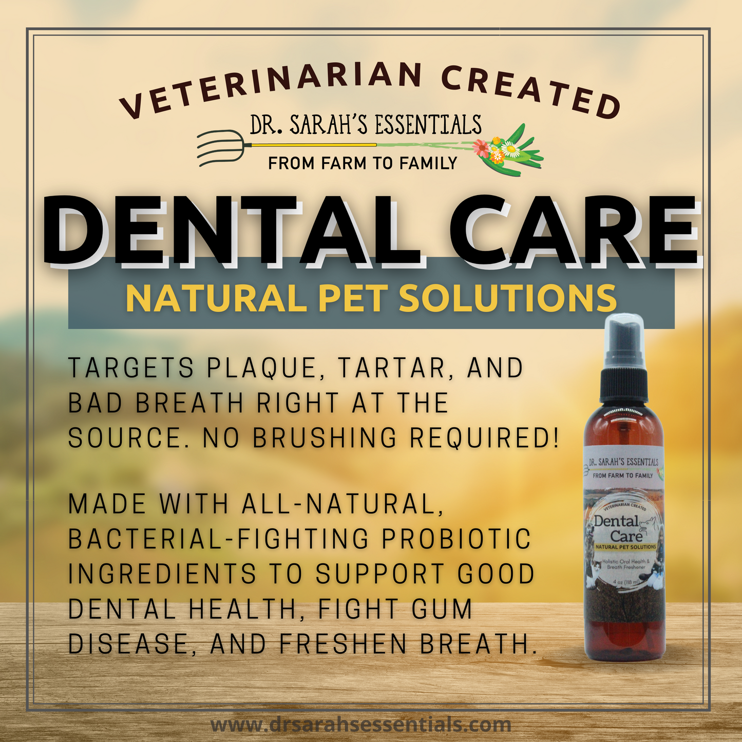 Dr. Sarah's Essentials | Natural Pet Dental Care