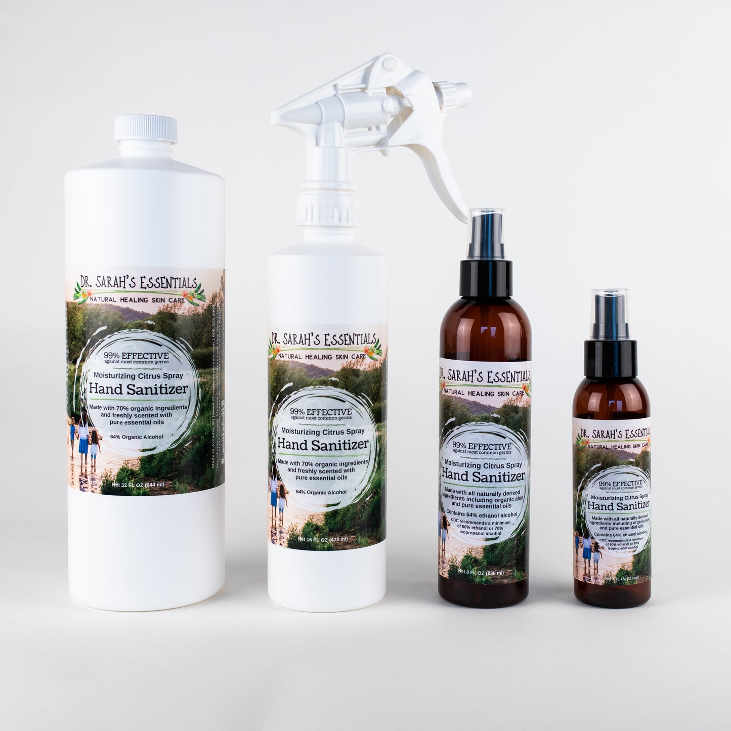 Dr. Sarah's Essentials | All-Natural Essential Oil Hand Sanitizer