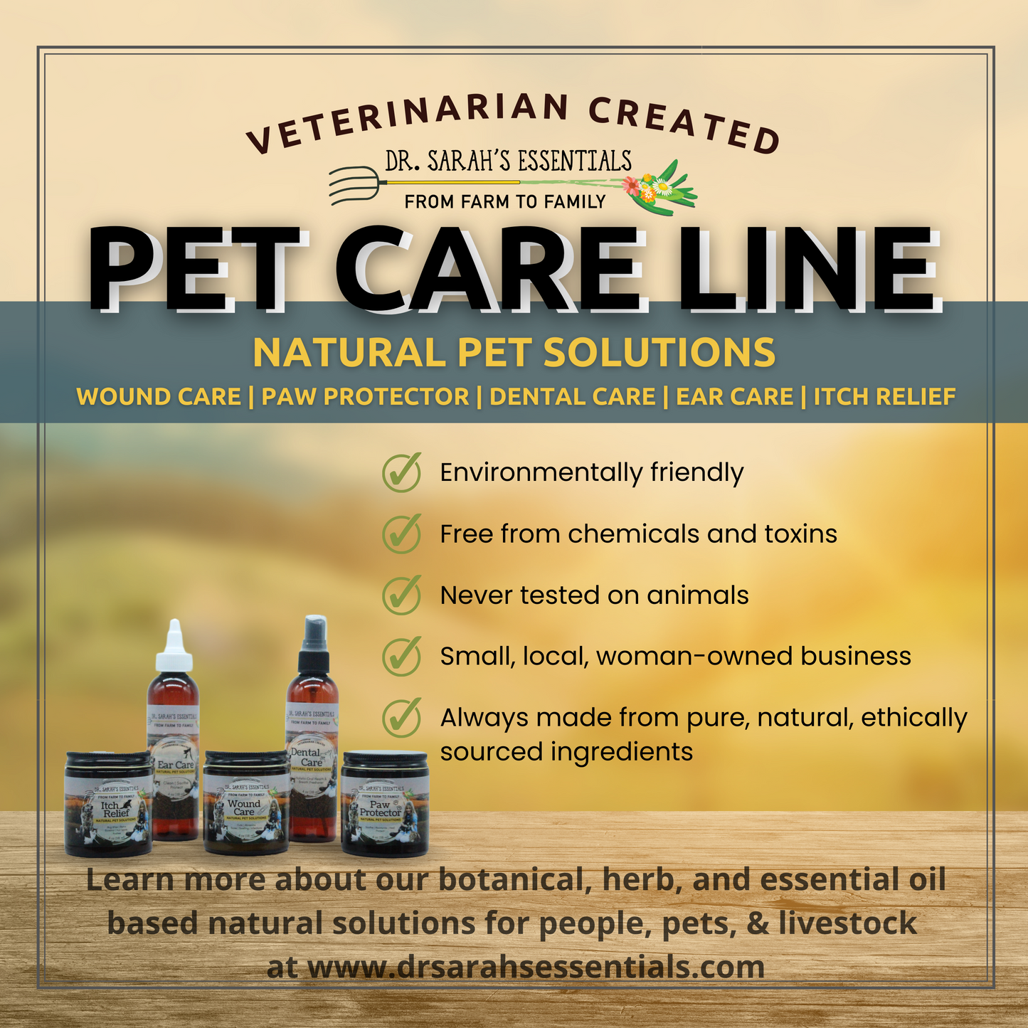 Dr. Sarah's Essentials | Healing and Weather Pet Paw Protector