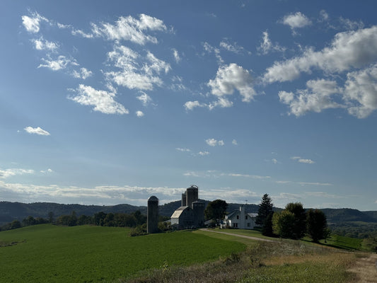 View of Noah's farm in Wisconsin
