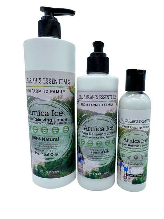Arnica Ice 100% Natural Pain Relieving Lotion