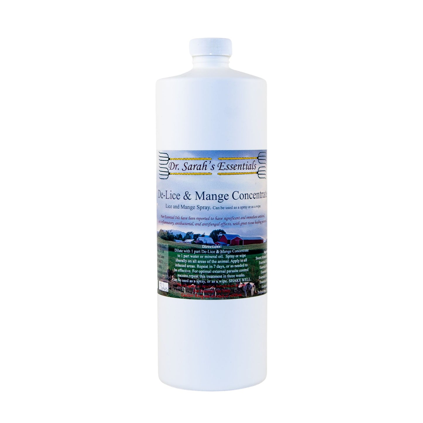 De-Lice & Mange Concentrate | Effective Against Lice, Mange, Ringworm & Fungal Diseases