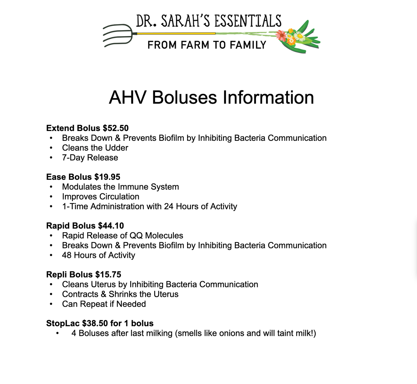 Ease Bolus