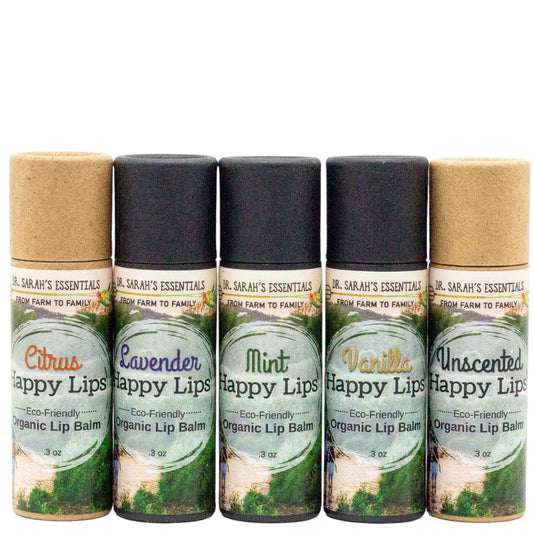 Dr. Sarah's Essentials | Organic & Hydrating Happy Lips Lip Balm