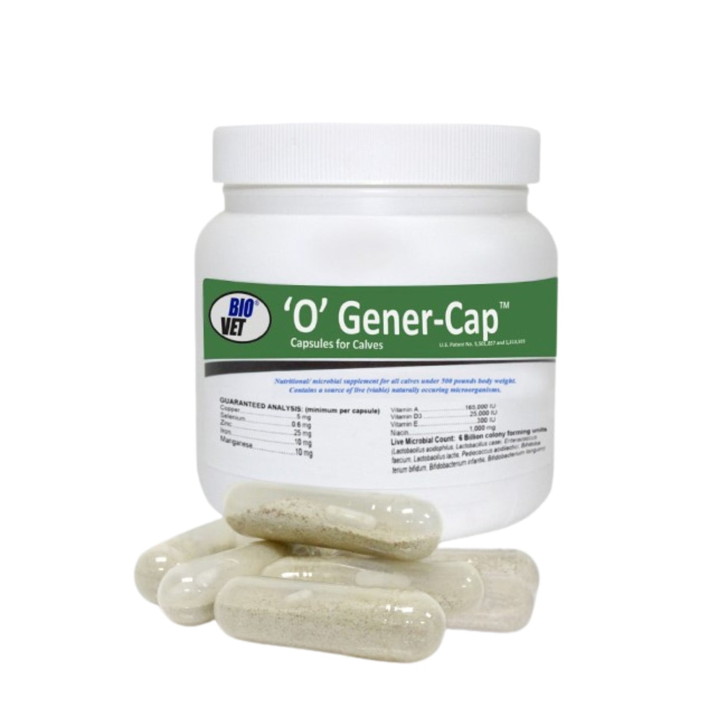 ‘O’ Gener-Cap™ Calf Capsules