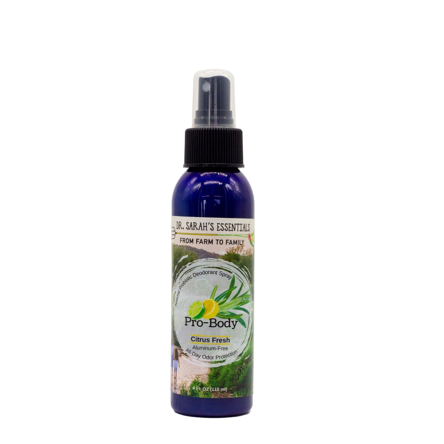 Dr. Sarah's Essentials | Organic Pro-Body Probiotic Deodorant Spray