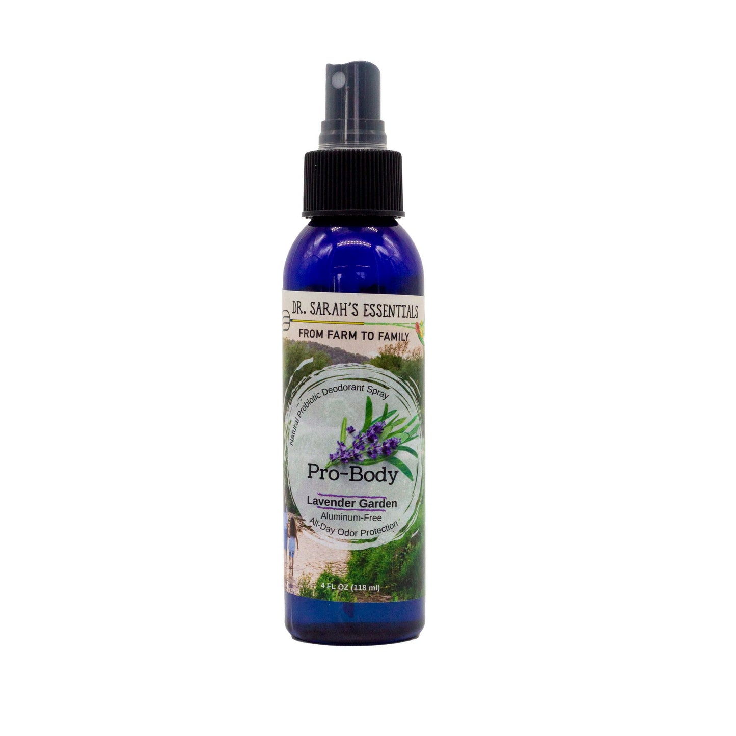 Dr. Sarah's Essentials | Organic Pro-Body Probiotic Deodorant Spray