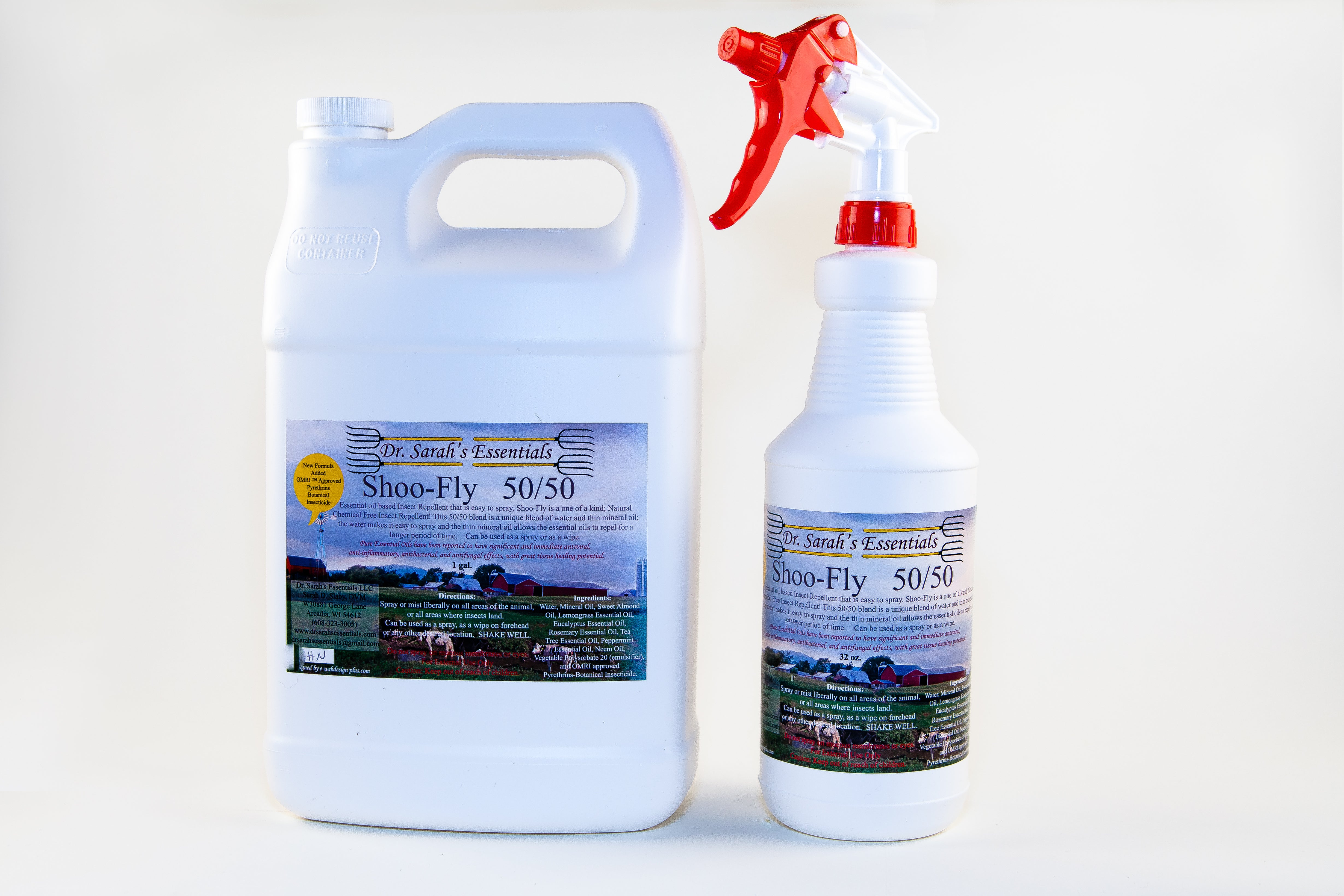 Shoo-Fly 50/50 Insect Spray | Natural Fly Repellent for Livestock – Dr ...
